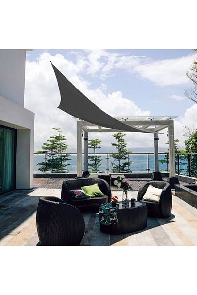 OEM Triangular shade sail, size 3.6 m, Grey