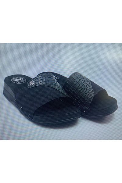 Wingmed Epi̇nli̇ Crocco Orthopedic Khaki Leather Slippers