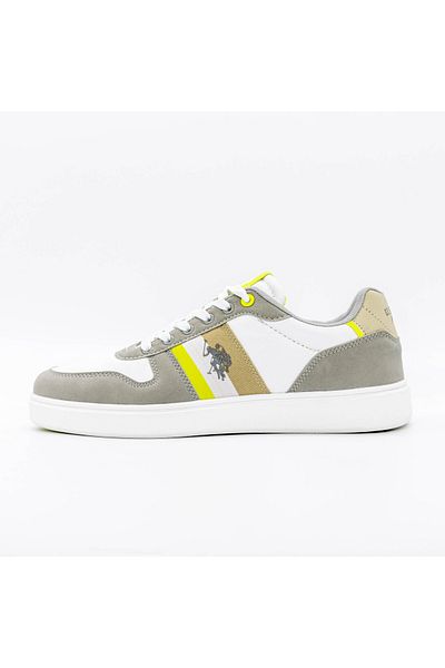 U.S. Polo Assn. Men's Sports Shoes ROKKO003M4TH2 Light Grey-White U.S. POLO ASSN