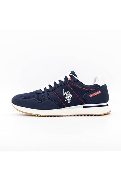 U.S. Polo Assn. Pantofi Sport Barbati ALTENA001M4HT1 Albastru inchis-Rosu U.S. POLO ASSN
