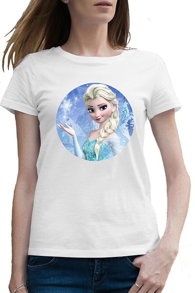 OEM Tricou femei Disney Elsa Frozen Regatul de Gheata