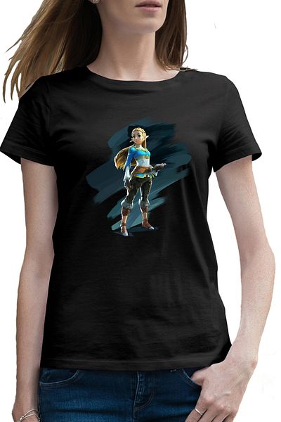 OEM Tricou femei Legend of Zelda Link Elf Paint