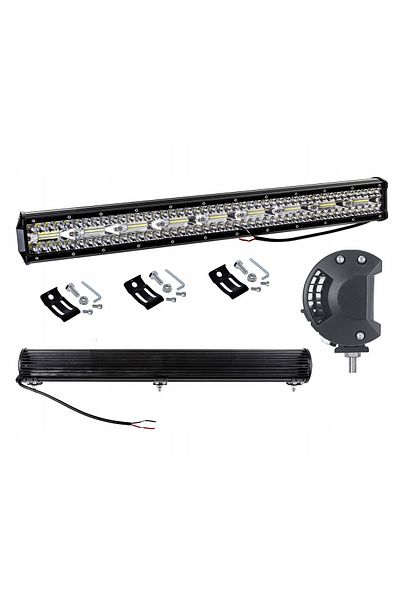 Azaris LAMPA ROBOCZA PANEL LED BAR 65 cm 540W 12 24V CREE DALEKOSIĘŻNA QUAD