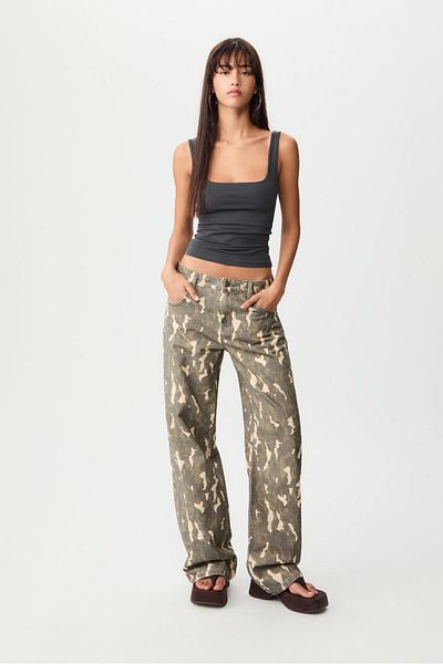 Stradivarius Tank top with a square-cut neckline