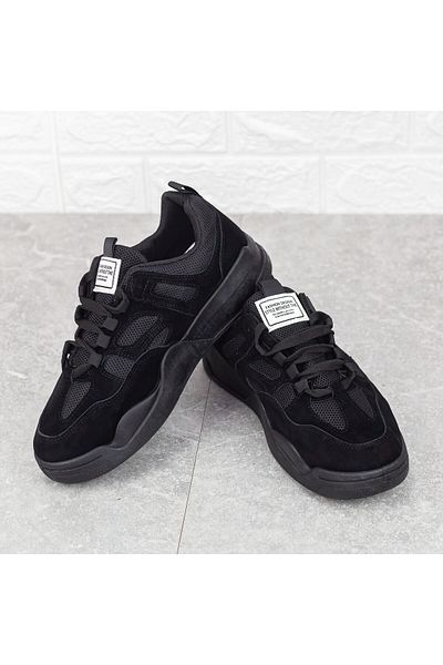 mei Men's Sports Shoes 6801 Cashmere-Black