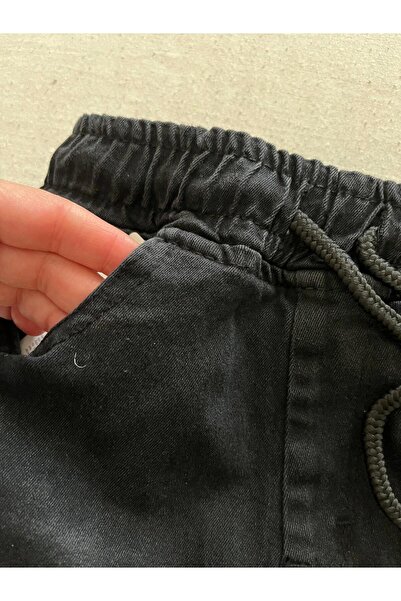 Çalışkan Çocuk ÇOCUK JOGGER KARGO CEPLİ BELİ LASTİKLİ KOT PANTOLON [ 8\12 yaş aralığı]