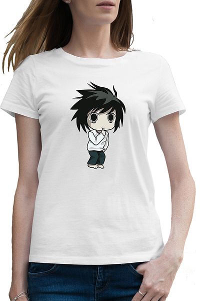 OEM Tricou femei Bebe Detectiv Death Note L Sherlock Holmes