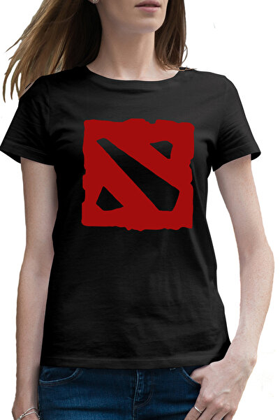OEM Tricou femei Dota 2 Logo Video Game eSports Dota2 Symbol