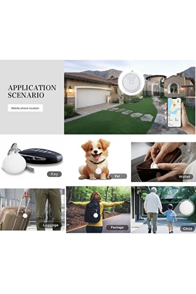 OEM Smart Tag Anti-Loss Device, GPS, Compatible with iPhone Find My, MFi, Green