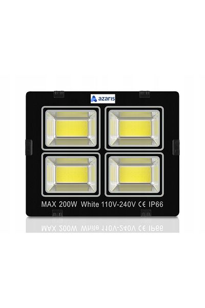 Azaris LAMPA HALOGEN LED NAŚWIETLACZ 200W IP66 CERTYFIKAT