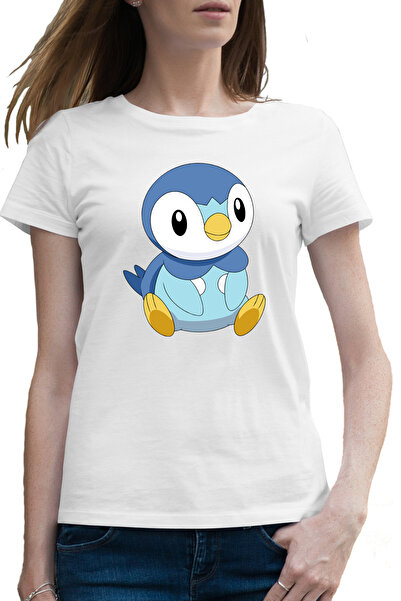 OEM Tricou femei Pokemon Go Piplup Pinguin Plus Card