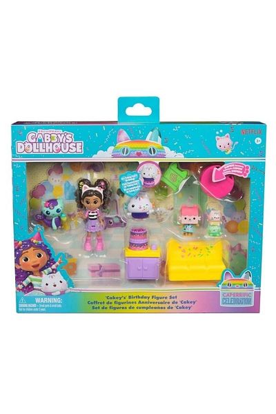 SPIN MASTERR Gabby's Dollhouse Figurine Set - Cakey's Birthday