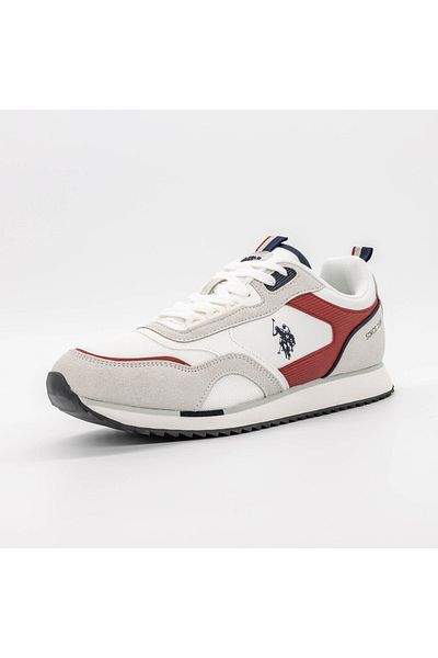 U.S. Polo Assn. Pantofi Sport Barbati ETHAN001 Alb-Rosu U.S.POLO ASSN