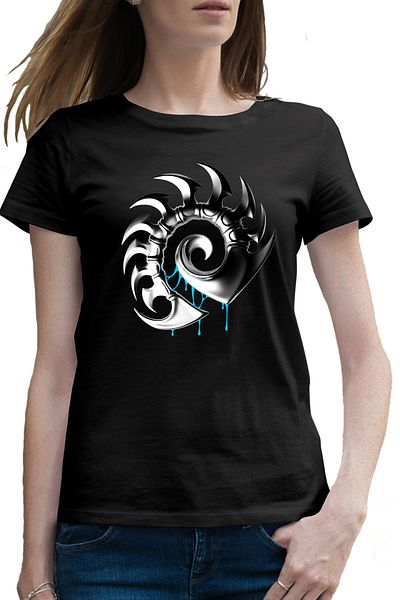 OEM Tricou femei StarCraft 2 Zerg Silver Logo CSGO