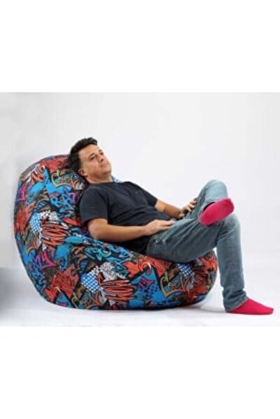 Pufrelax Fotoliu Nirvana Gigant, Material Impermeabil - Street Art