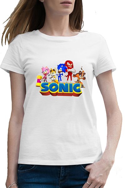 OEM Tricou femei Sonic Boom All Team Echipa