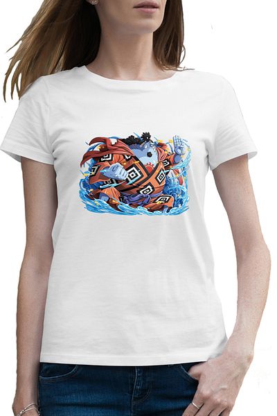 OEM Tricou femei Jinbei Blue Whale One Piece Marine Pirate