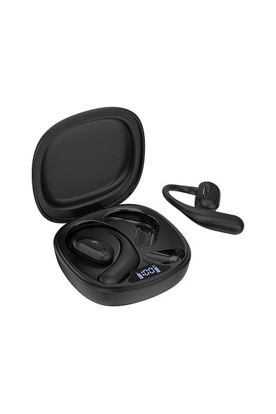 CHOETECH Słuchawki douszne OWS bezprzewodowe TWS Bluetooth 5.3 - czarne