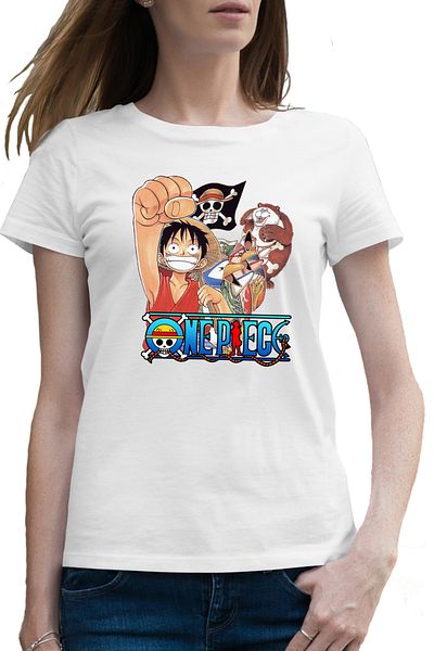 OEM Tricou femei One Piece Monkey Luffy Pinguin Panda