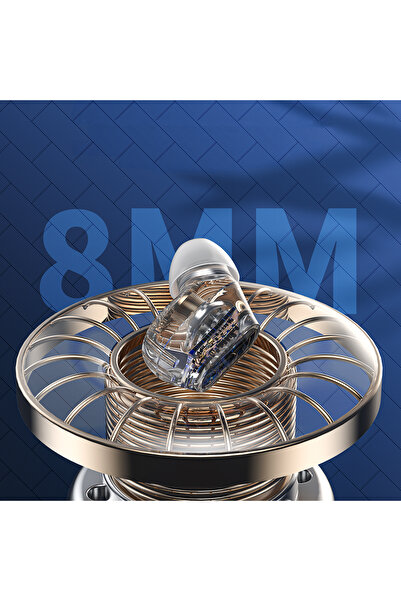 CHOETECH Słuchawki dokanałowe MEMS bezprzewodowe TWS Bluetooth 5.3 - fioletowe