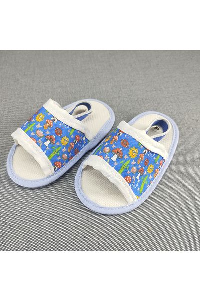 Oscar Baby Bow Detailed Non-Slip Sole Baby Slippers Sandals