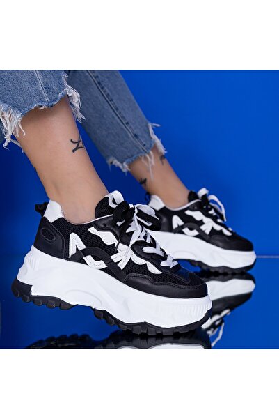 mei Pantofi Sport Dama cu Platforma WL239 Negru