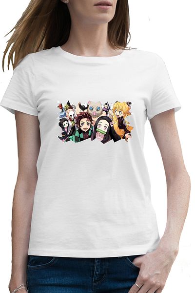OEM Tricou femei Demon Slayer Team Gang Roblox
