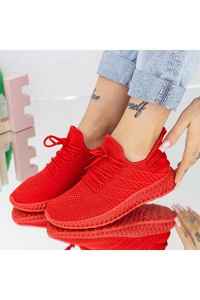 mei Women's Sports Shoes XJ53 Red