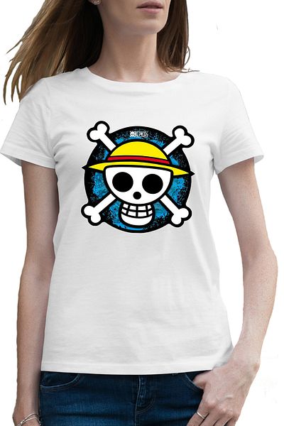 OEM Tricou femei One Piece Crew Logo Monkey D Luffy Anime Manga