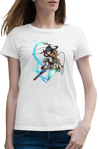 OEM Tricou femei Mikasa Ackerman Attack on Titan AOT Combat