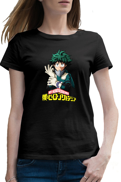 OEM Γυναικείο μπλουζάκι Boku no Hero Academia Deku Anime Manga