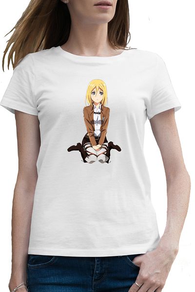 OEM Tricou femei Attack on Titan Annie Blonde Anime Girl