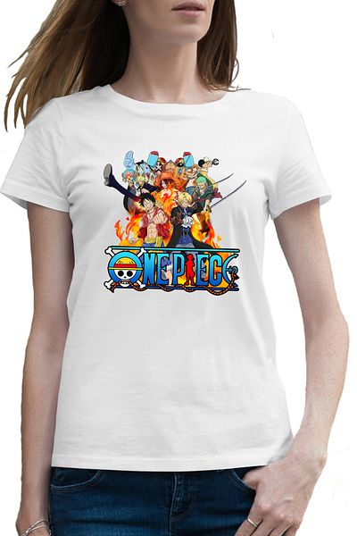 OEM Tricou femei Straw Hat Crew One Piece Thousand Storm