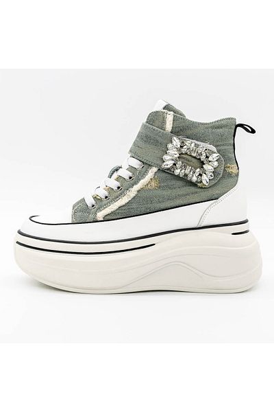 mei Pantofi Sport Dama cu Platforma 3YJA6 Albastru