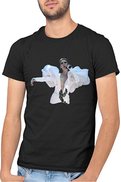 OEM Ανδρικό T-shirt Celine Dion Κοστούμι Κινηματογράφου Συναυλίας Μοντέλο
