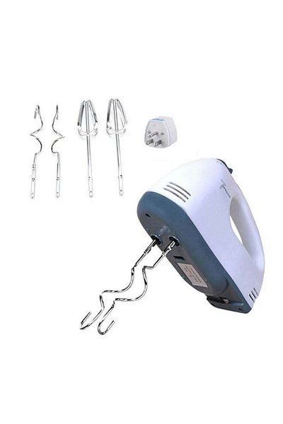 Generic Electric Cake Mixer White 19.6x16.7x8.3cm