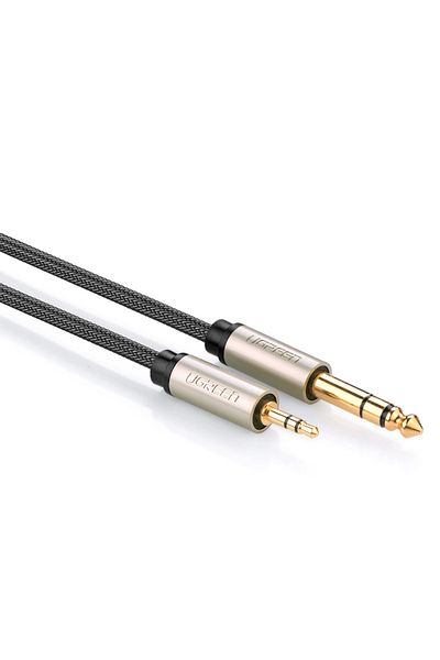 Ugreen Kabel przewód audio TRS mini jack 3.5mm - jack 6.35mm 5m - szary