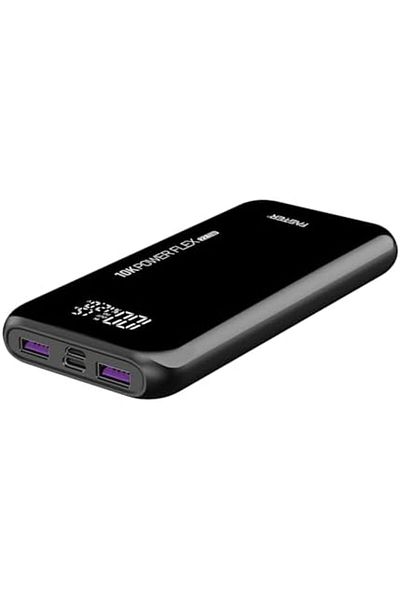 Faster Power Bank 22.5W, 10000mAh Portable Charger with Dual USB & Type-C Ports, Fast Charging with