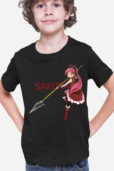 OEM Tricou copii Madoka Magica Sakura Polearm Energic Fire