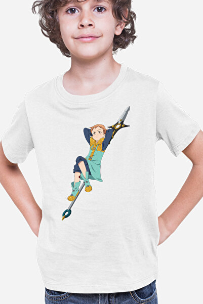 OEM Tricou copii Επτά Θανάσιμα Αμαρτήματα Βασιλιάς Polearm Αντίπαλοι Ανταγωνι...