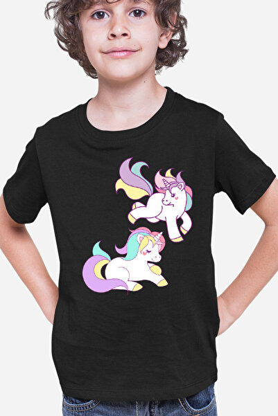 OEM Παιδικό μπλουζάκι Unicorn Squad Stars Horse Love Animals