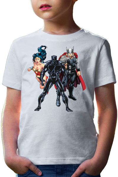 OEM Tricou copii Black Panter Thor Wonder Woman Ally