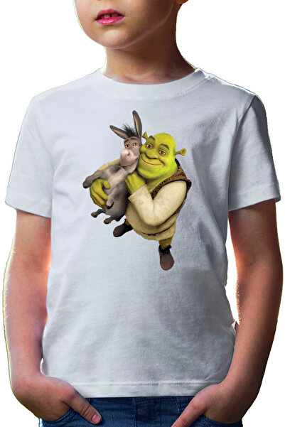 OEM Παιδικό μπλουζάκι Shrek Donkey Love Animals Medieval Setup Adventure