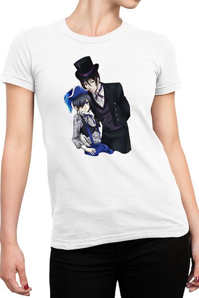 OEM Tricou Femei Black Butler Ciel Sebastian Book Of Circus Demon