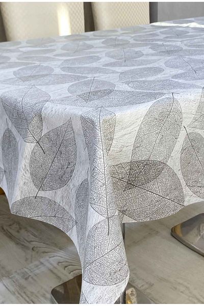 Rona Home Pvc Non-Slip Fiber Based Erasable Table Cloth Waterproof Oilcloth Table Cloth All Types