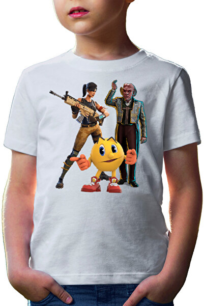 OEM Tricou copii Fortnite Pacman Star Trek Gameplay Survival