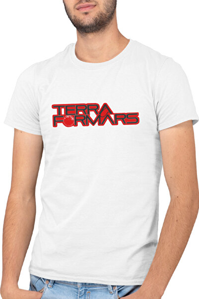 OEM Мъжка тениска Terra Formers Space Mars Colonization