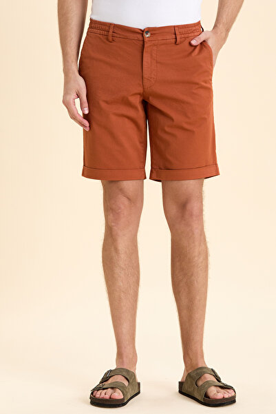 SMILE Tedroy Tile Cotton Bermuda Shorts
