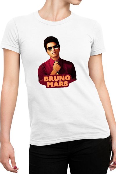 OEM Tricou Femei Bruno Mars Artist Collab Beautiful Smart Classy