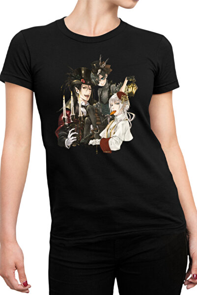 OEM Tricou Femei Black Butler Sebastian Ciel Charles Demon Shinigami